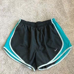 Charcoal & Turquoise Nike Tempo Shorts